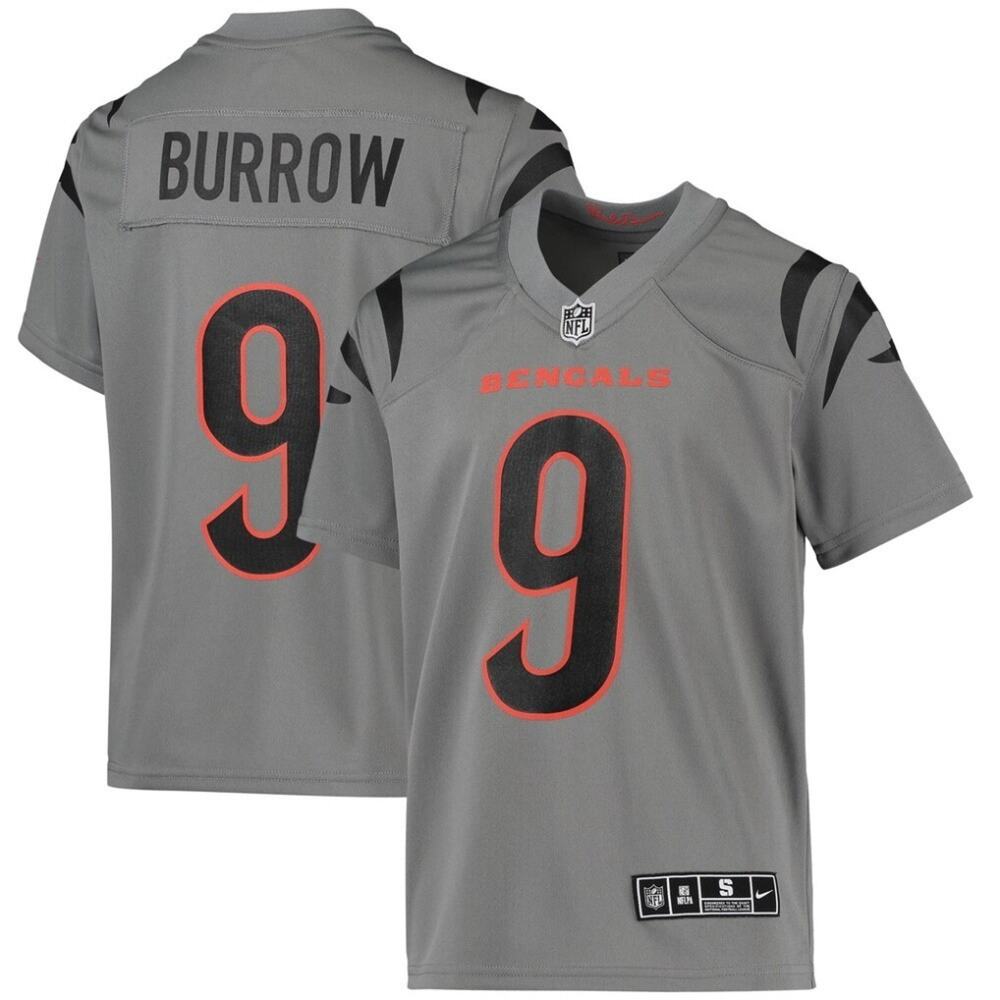 Joe Burrow Cincinnati Bengals Nike Youth Inverted Team Game Jersey - Small 8